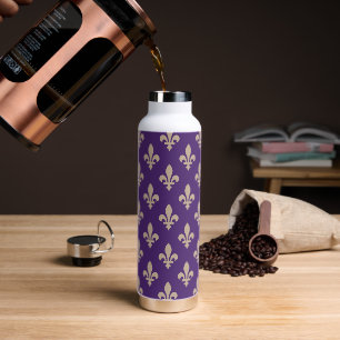 Fleur de Lis-patroon, Koninklijke Franse Crème op Waterfles