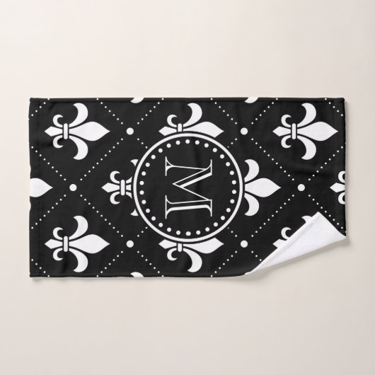 Fleur De Lis Pattern (Serviette à main)