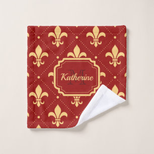 Fleur-de-lis Pattern Bad Handdoek