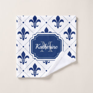 Fleur-de-lis Pattern Bad Handdoek