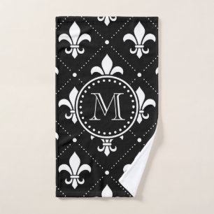 Fleur De Lis Pattern Bad Handdoek