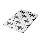 Fleur De Lis Pattern Badmat (Gekanteld)