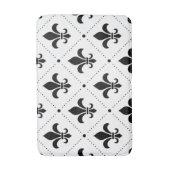 Fleur De Lis Pattern Badmat (Voorkant Verticaal)
