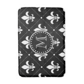 Fleur De Lis Pattern Badmat (Voorkant Verticaal)