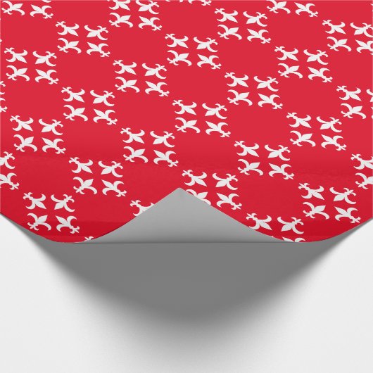 Fleur De Lis Pattern Cadeaupapier (Hoek)