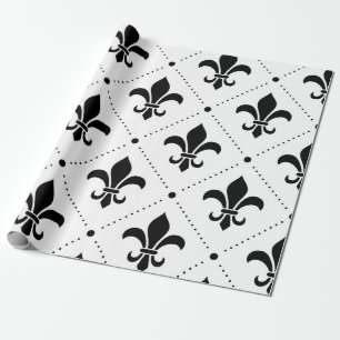 Fleur De Lis Pattern Cadeaupapier