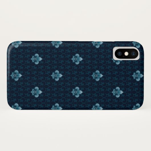 Fleur De Lis Pattern Case-Mate iPhone Case (Achterkant (horizontaal))