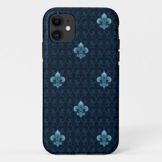 Fleur De Lis Pattern Case-Mate iPhone Case (Achterkant)