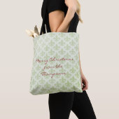 Fleur de Lis Pattern Editable Canvas tas (Dichtbij)