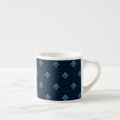 Fleur De Lis Pattern Espresso Kop (Rechts)