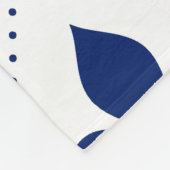 Fleur-de-lis Pattern Fleece Deken (Hoek)