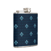 Fleur De Lis Pattern Heupfles (Rechts)