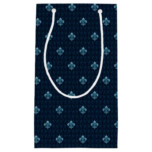 Fleur De Lis Pattern Klein Cadeauzakje (Voorkant)