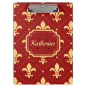 Fleur-de-lis Pattern Klembord (Voorkant)