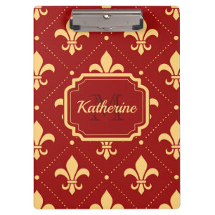 Fleur-de-lis Pattern Klembord