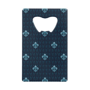Fleur De Lis Pattern Kredietkaart Flessenopener