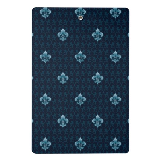 Fleur De Lis Pattern Mini Klembord (Achterkant)
