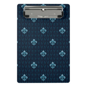 Fleur De Lis Pattern Mini Klembord