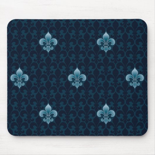 Fleur De Lis Pattern Muismat (Voorkant)