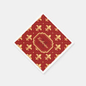 Fleur-de-lis Pattern Servet (Hoek)