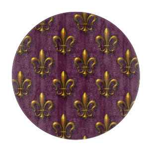 Fleur De Lis Pattern Snijplank
