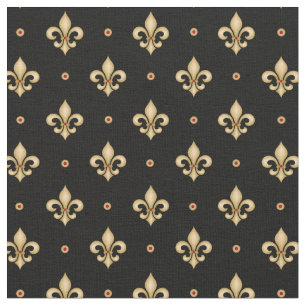 Fleur De Lis Pattern Stof