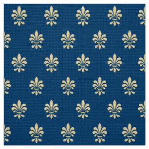 Fleur De Lis Pattern Stof