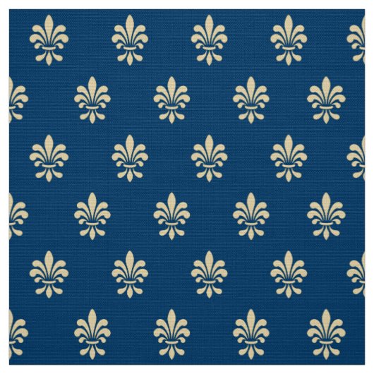 Fleur De Lis Pattern Stof (Swatch)