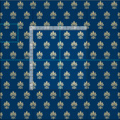 Fleur De Lis Pattern Stof (Delen)