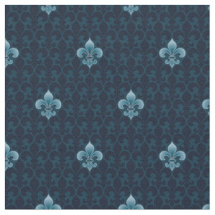 Fleur De Lis Pattern Stof