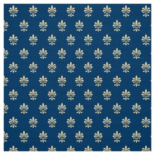Fleur De Lis Pattern Stof (Swatch)