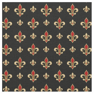Fleur De Lis Pattern Stof