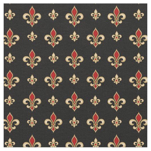Fleur De Lis Pattern Stof (Close Up)