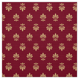 Fleur De Lis Pattern Stof