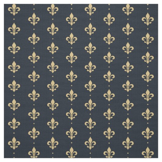 Fleur De Lis Pattern Stof (Swatch)