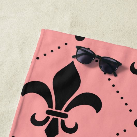 Fleur De Lis Pattern Strandlaken (In situ)