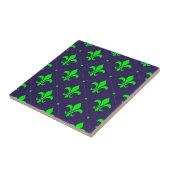 Fleur-de-Lis Pattern Tegeltje (Zijkant)