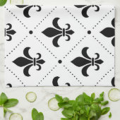 Fleur De Lis Pattern Theedoek (Gevouwen)