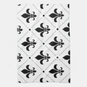Fleur De Lis Pattern Theedoek (Verticaal)