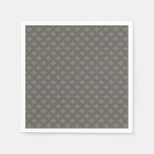 Fleur de lis Pattern + uw afbeelding of tekst Servetten (Voorkant)
