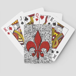 fleur de lis pokerkaarten