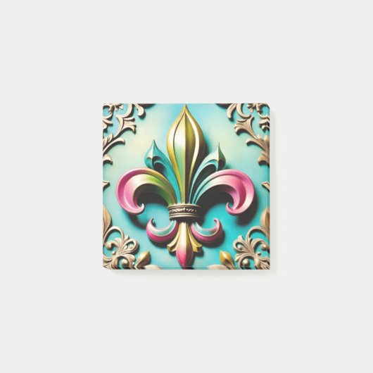 Fleur de lis Post-it Notes (Voorkant)
