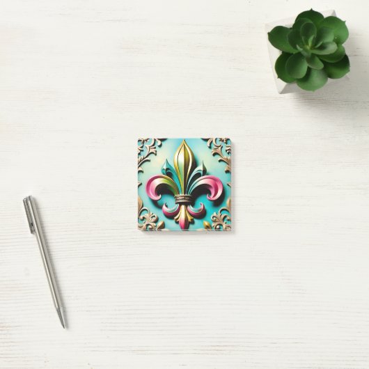 Fleur de lis Post-it Notes (Kantoor)