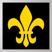 Fleur de Lis Poster (Voorkant)