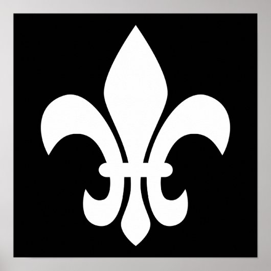 Fleur de Lis Poster (Voorkant)