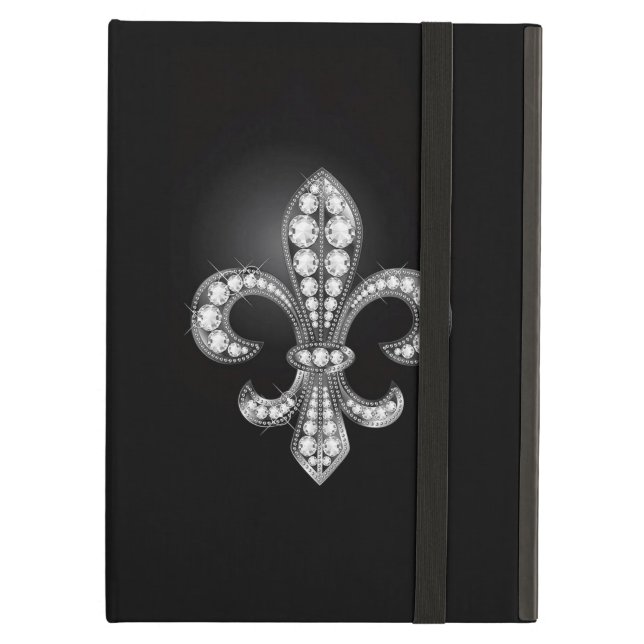 Fleur-de-lis Powis iPad Air Case (Voorkant Gesloten)