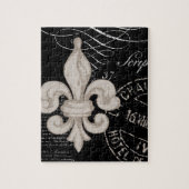 Fleur de Lis...puzzel Legpuzzel (Verticaal)