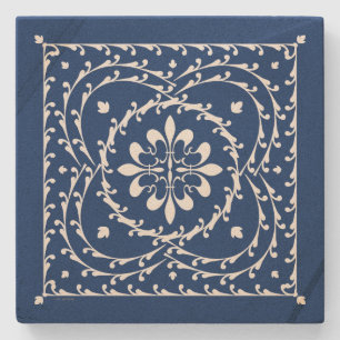 Fleur-de-lis Quatrefoil Onderzetter