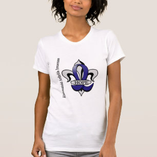 Fleur de Lis reumatoïde artritis Hope T-shirt