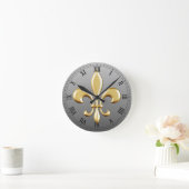 Fleur de Lis Ronde Klok (Huis)